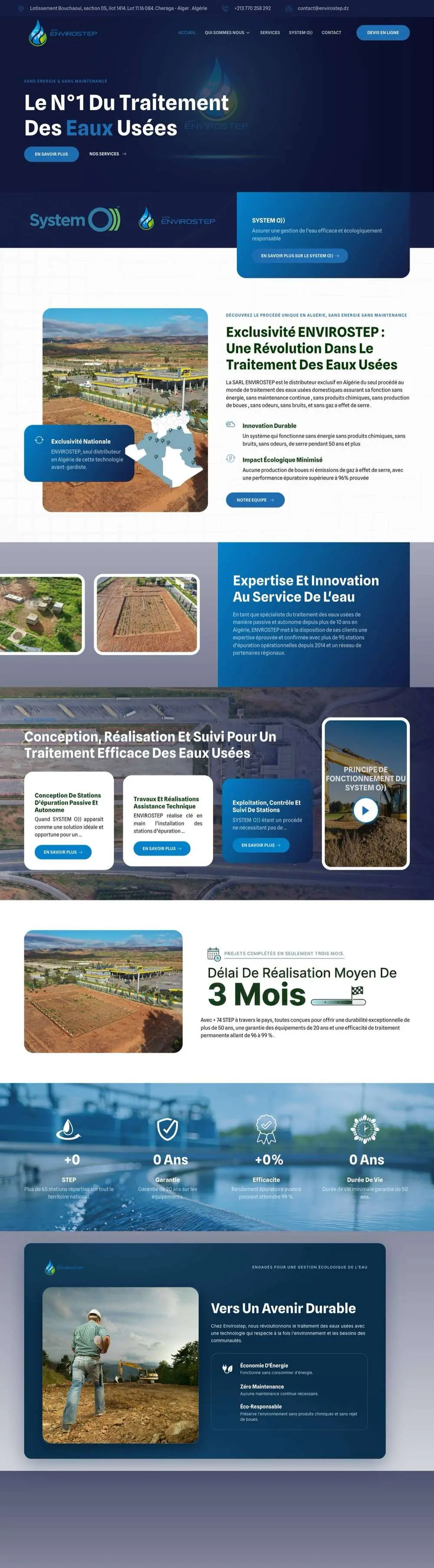 Web de Envirostep