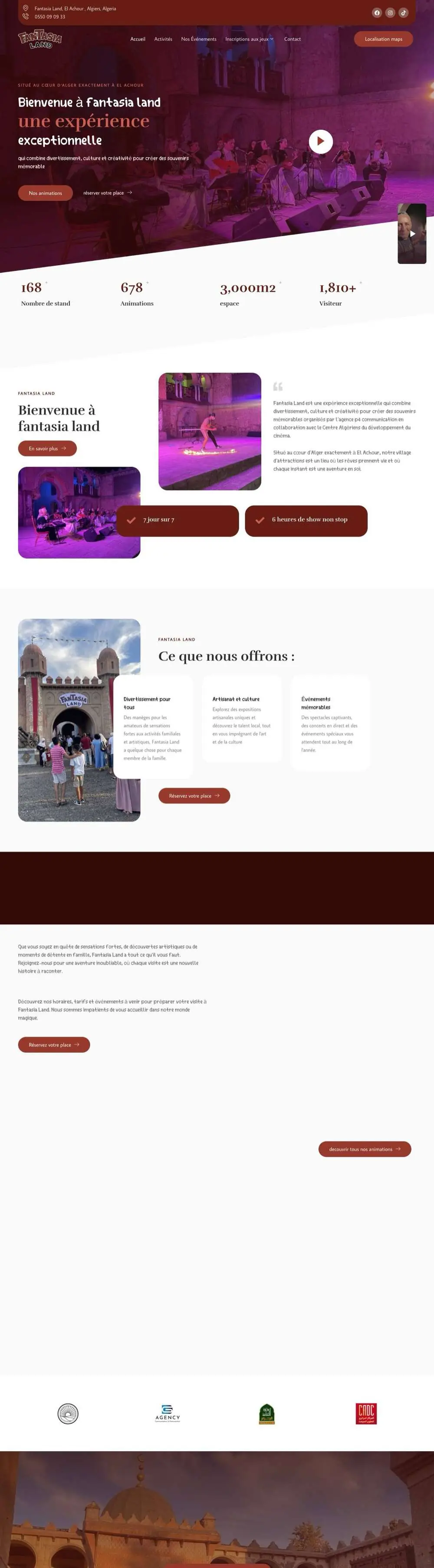 Web de Fantasia Land