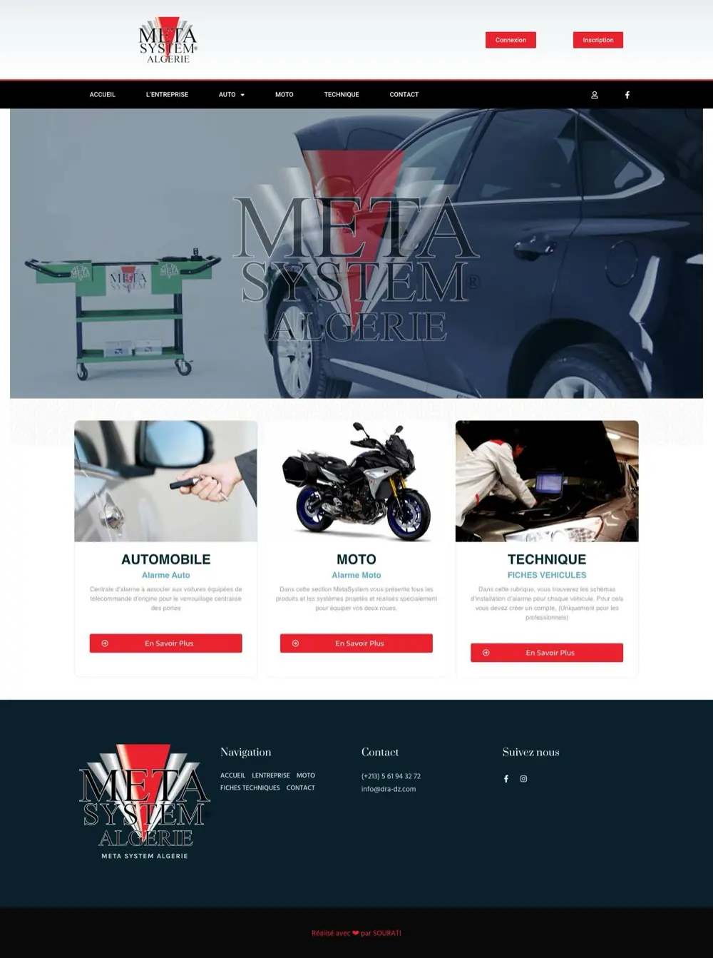 Diffusion Radio Alarme website