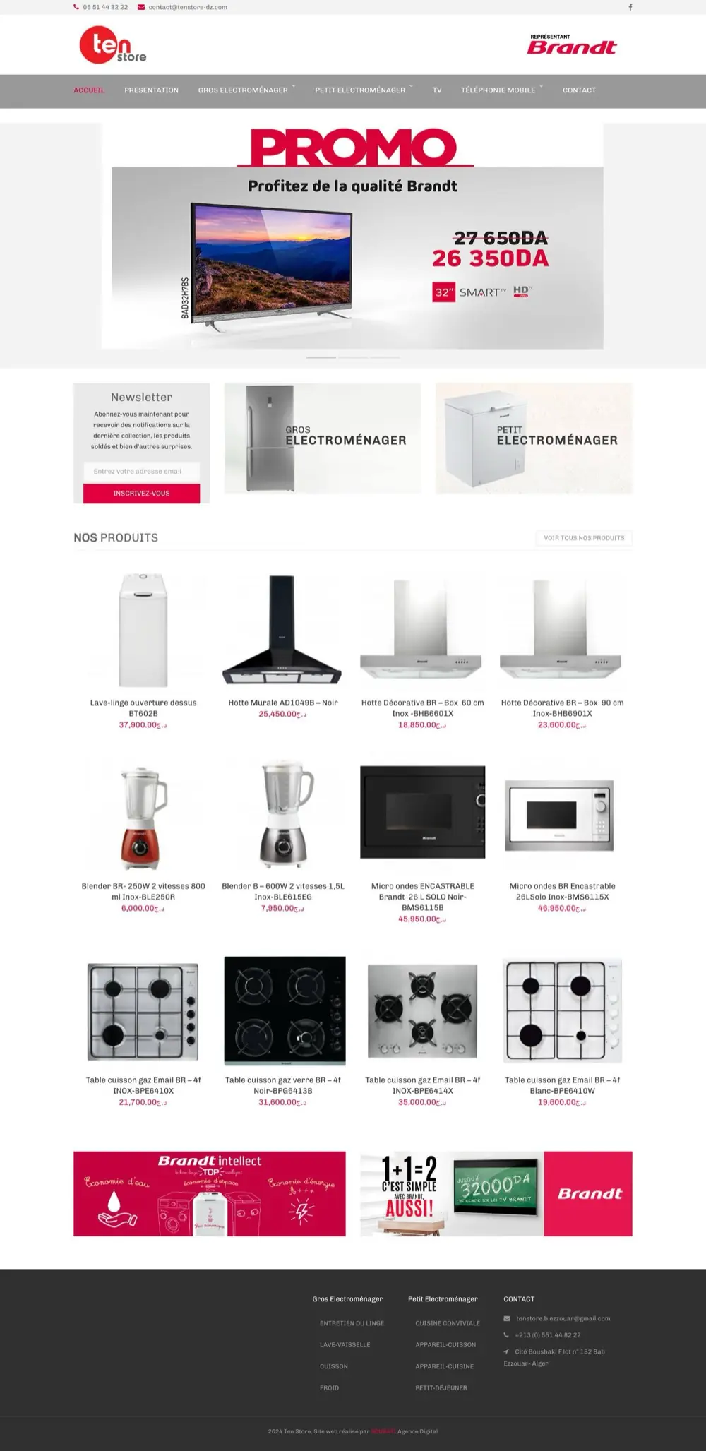 Ten Store website